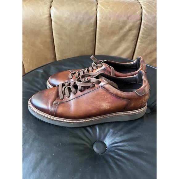 massimo emporio mens shoes Brown Leather Sz 9.5 main image 7